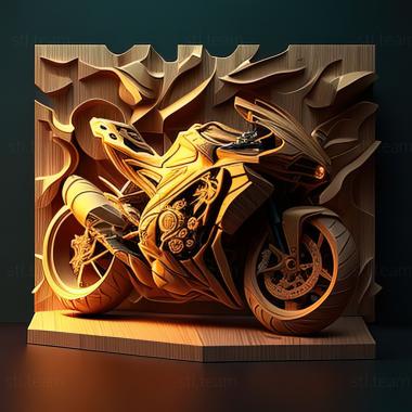 3D модель Kawasaki Z1000 (STL)